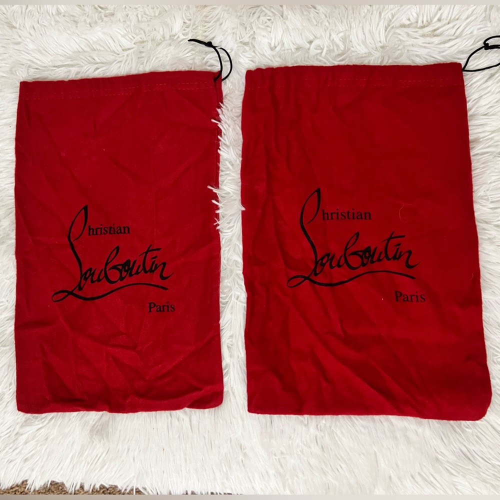 Christian Louboutin shoe dust bags